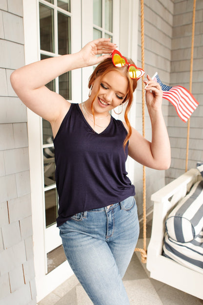 Land of The Free Tank (Online Exclusive) - Uptown Boutique Ramona