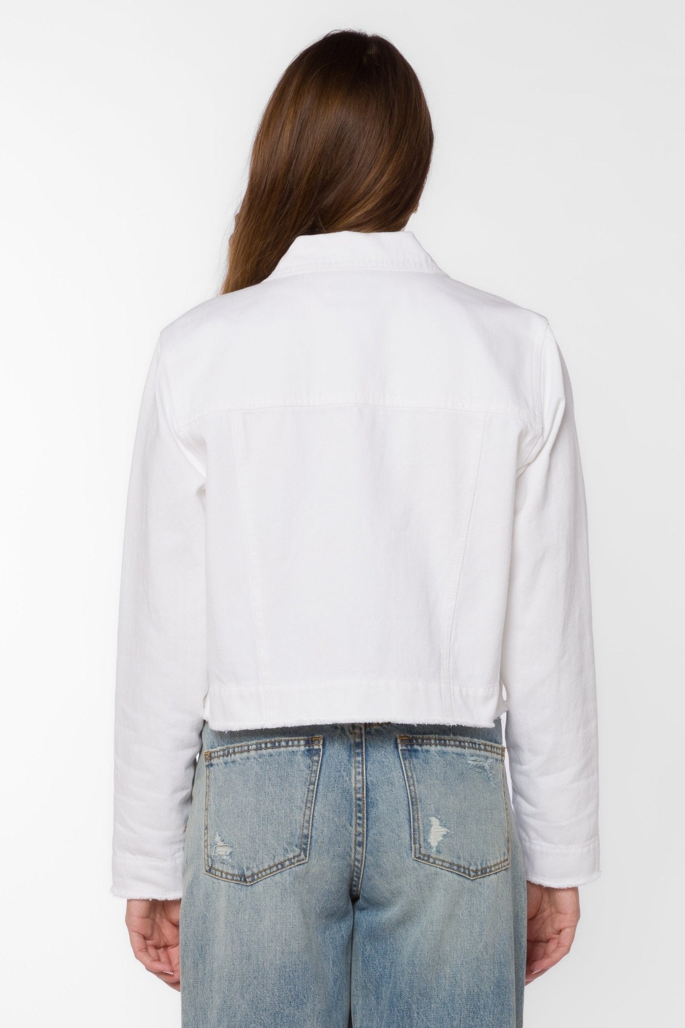 LARUE OPTIC WHITE JACKET - Uptown Boutique Ramona