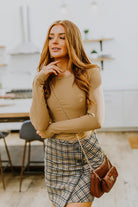 Late To Class Plaid Mini Skort (Online Exclusive) - Uptown Boutique Ramona