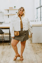 Late To Class Plaid Mini Skort (Online Exclusive) - Uptown Boutique Ramona