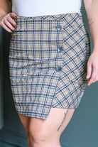 Late To Class Plaid Mini Skort (Online Exclusive) - Uptown Boutique Ramona