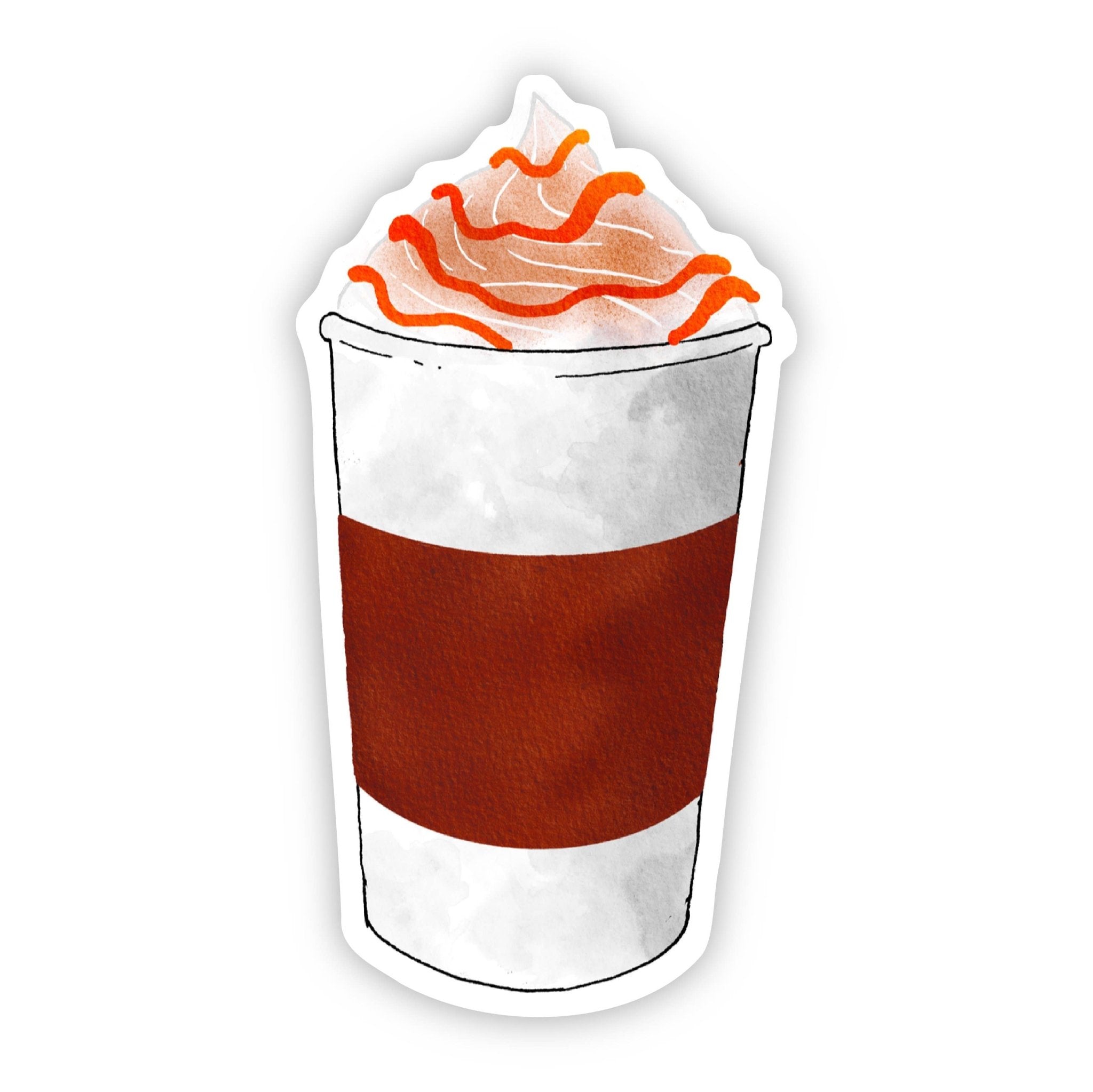 Latte with Sleeve Cozy Vibes Sticker - Uptown Boutique Ramona