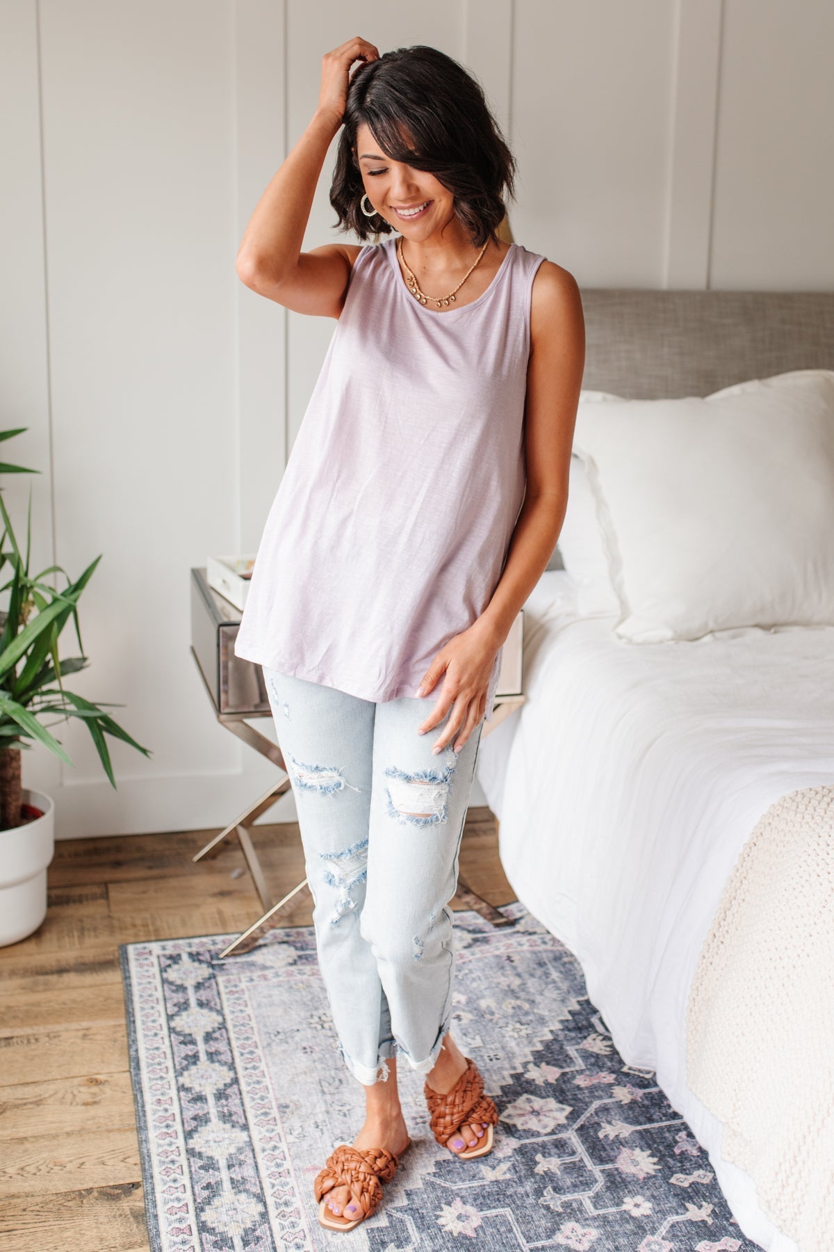 Lavender Fields Tank (Online Exclusive) - Uptown Boutique Ramona