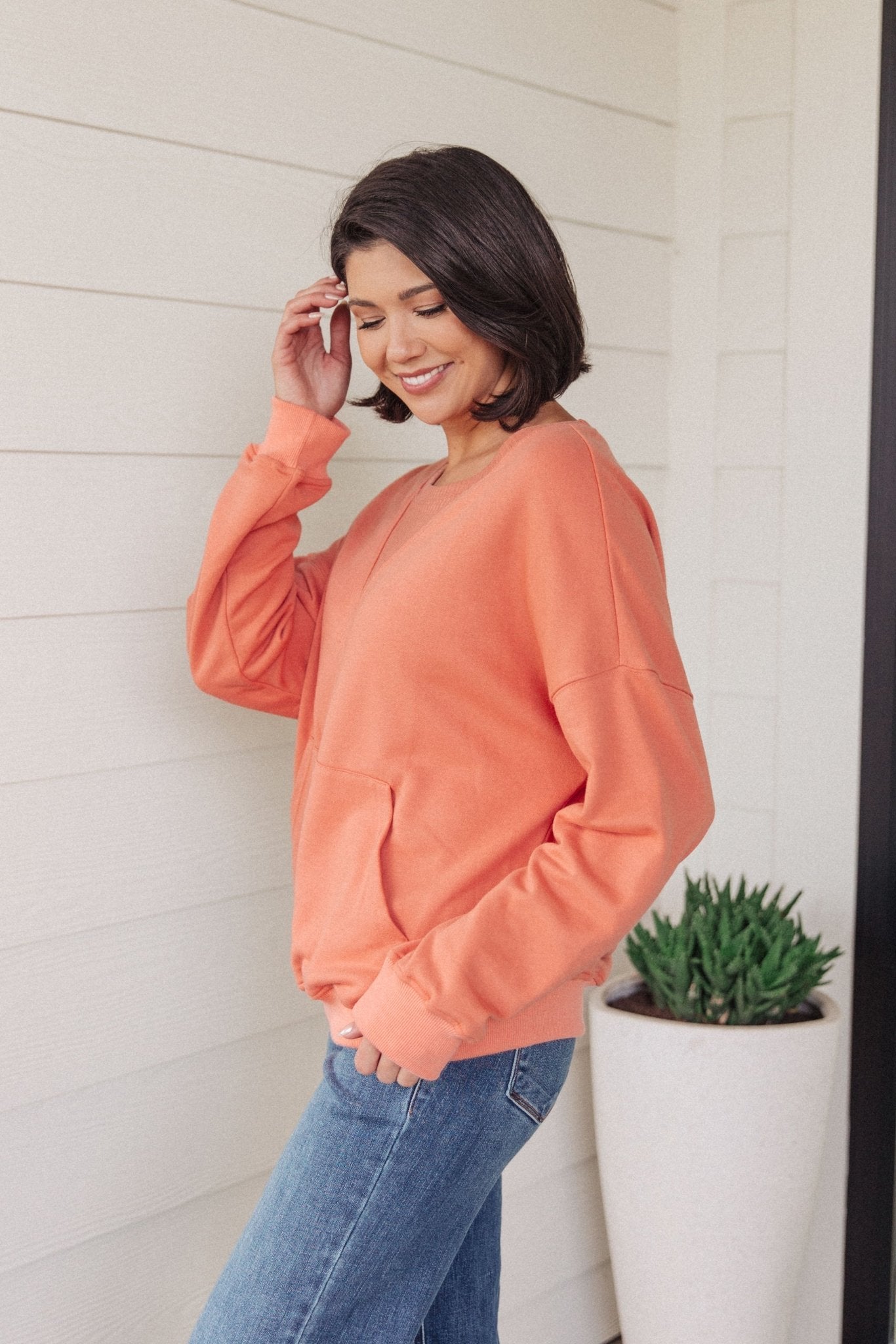 Layer Me Up Crewneck Pullover (Online Exclusive) - Uptown Boutique Ramona