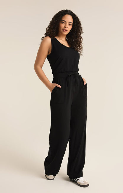 LAYOVER MODAL FLEECE JUMPSUIT - Uptown Boutique Ramona