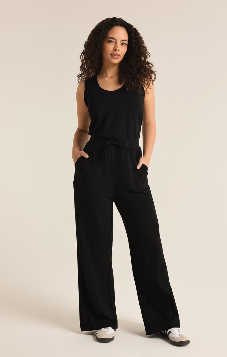 LAYOVER MODAL FLEECE JUMPSUIT - Uptown Boutique Ramona