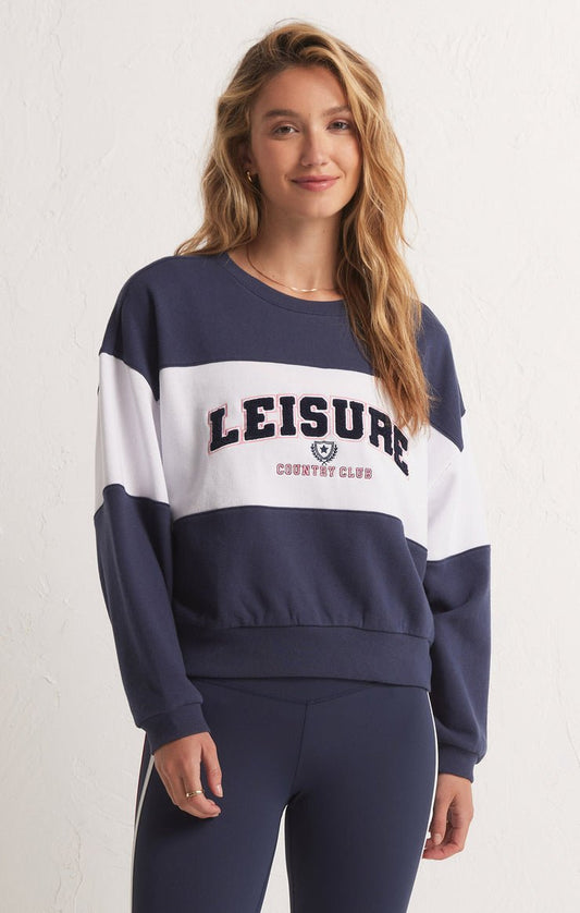 LEISURE SWEATSHIRT - Uptown Boutique Ramona