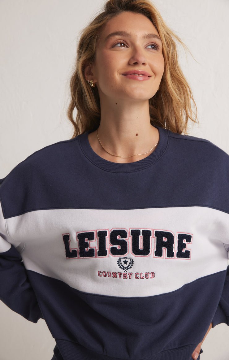 LEISURE SWEATSHIRT - Uptown Boutique Ramona