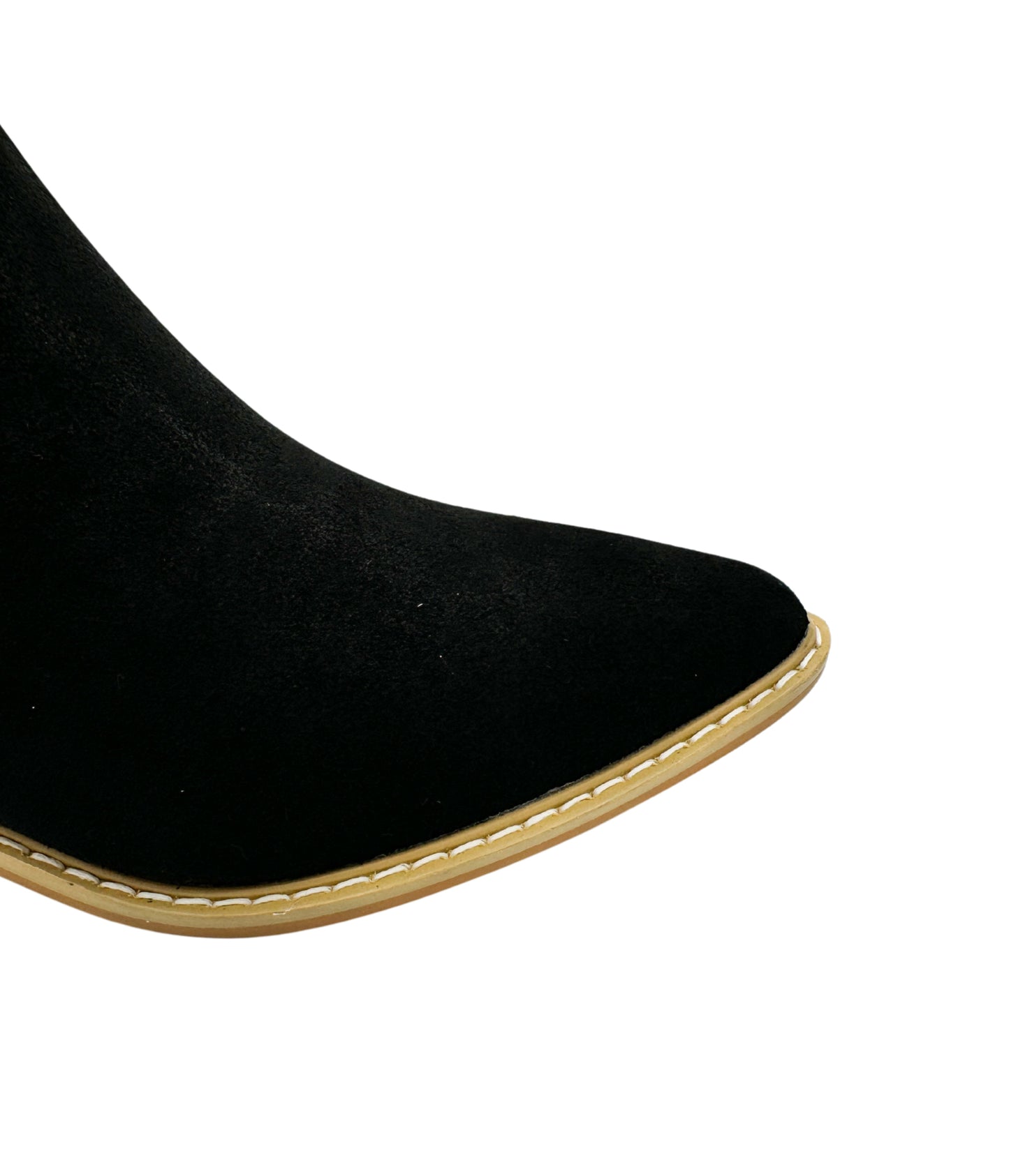 Leonor Suede Ankle Boot in Black (Online Exclusive)