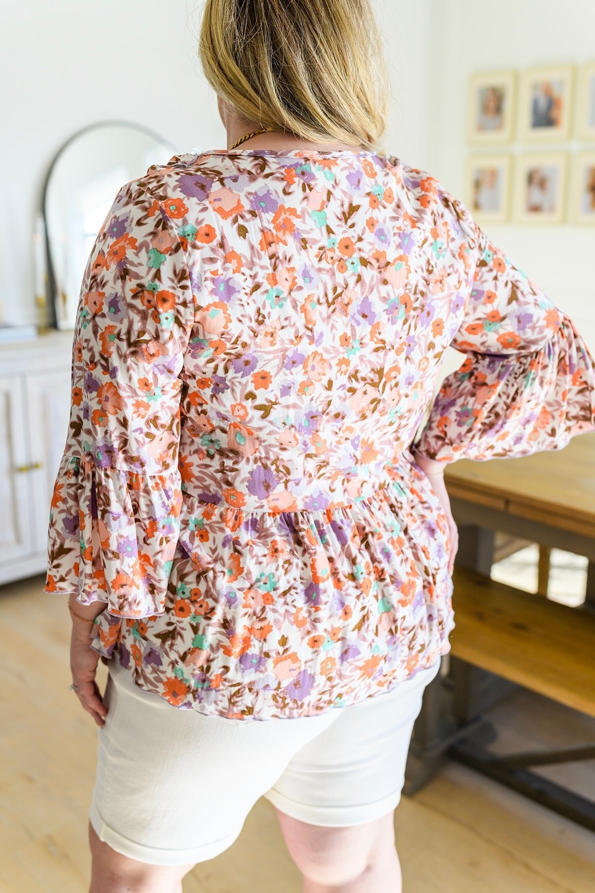 Let's Go Boho Floral Babydoll Top (Online Exclusive) - Uptown Boutique Ramona