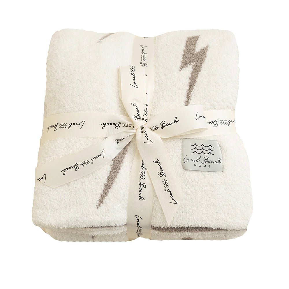 Lightning Bolt Luxe Home Blanket - Uptown Boutique Ramona