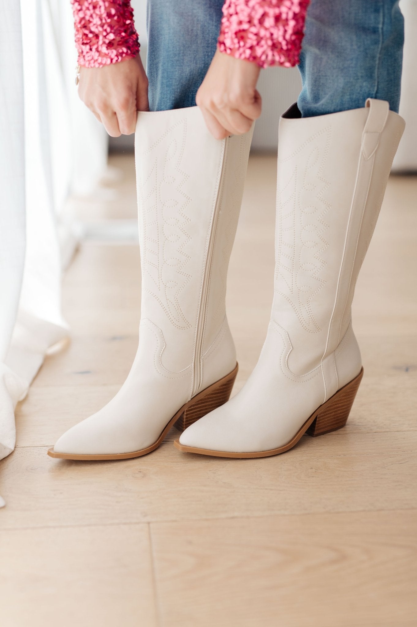 Line Dancing Cowboy Boots (Online Exclusive) - Uptown Boutique Ramona