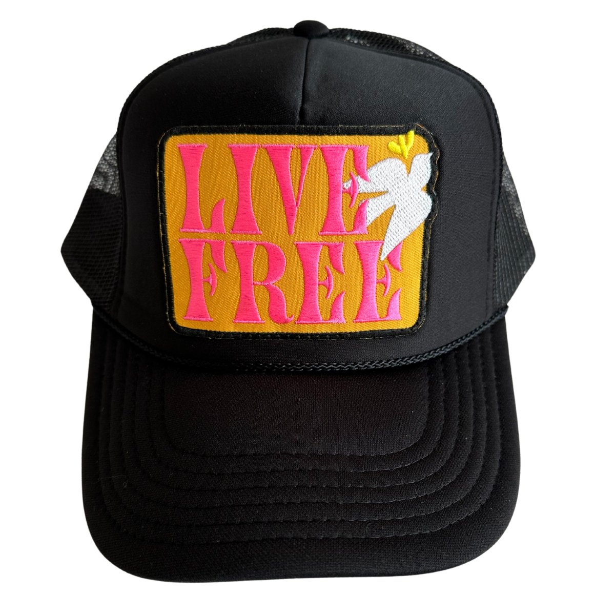 Live Free Trucker Hat - Uptown Boutique Ramona