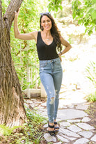 Live to Love Deep V Bodysuit (Online Exclusive) - Uptown Boutique Ramona