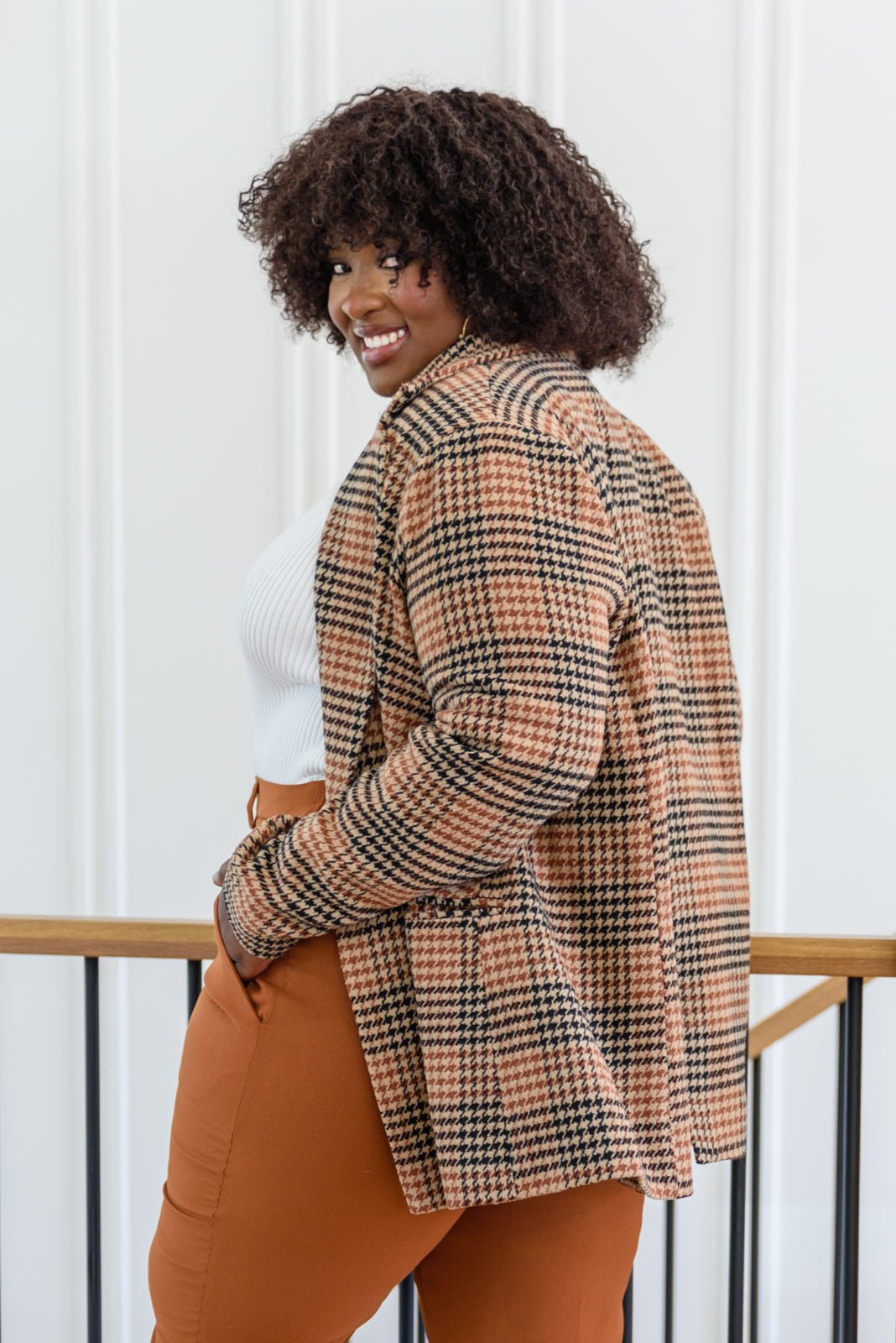 Local Favorite Plaid Blazer (Online Exclusive) - Uptown Boutique Ramona