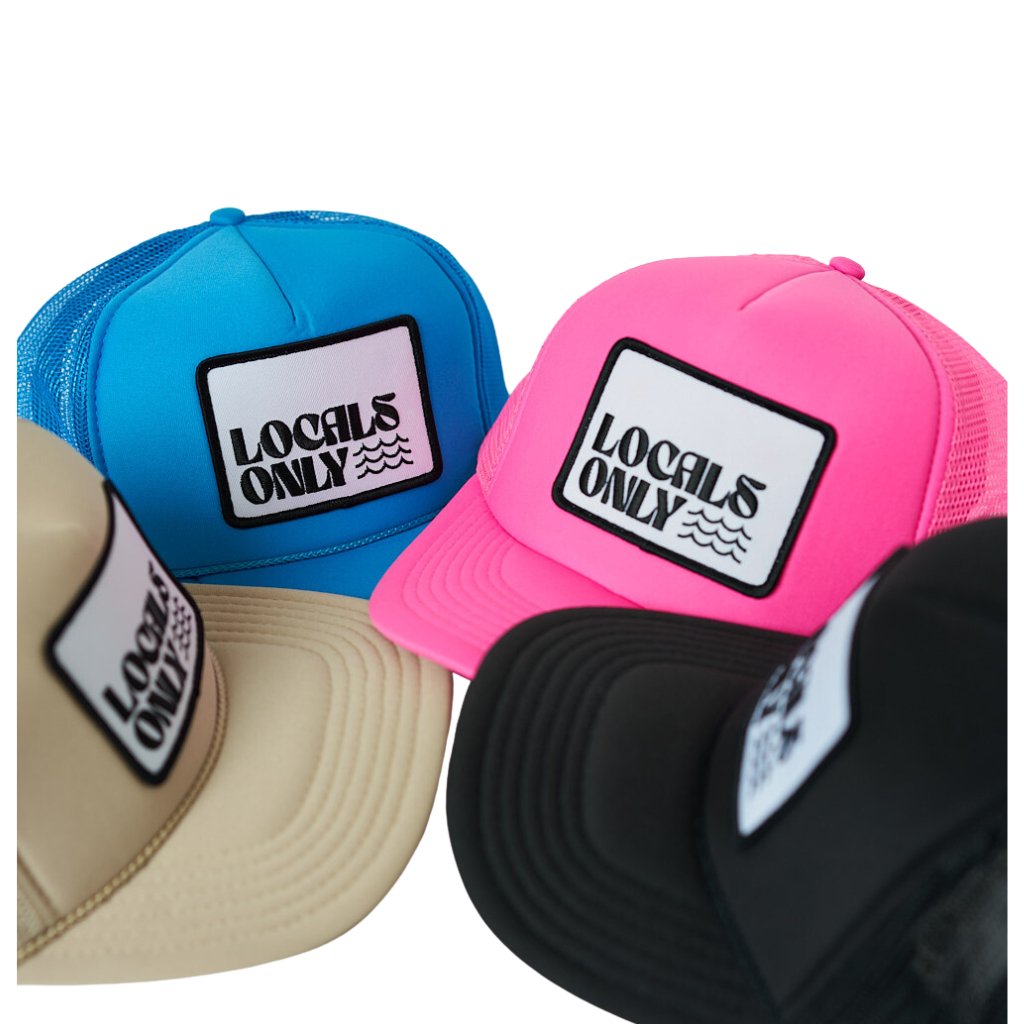 Locals Only II Patch Trucker Hat - Uptown Boutique Ramona