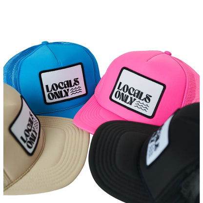 Locals Only II Patch Trucker Hat - Uptown Boutique Ramona