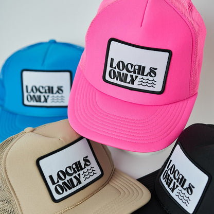 Locals Only II Patch Trucker Hat - Uptown Boutique Ramona