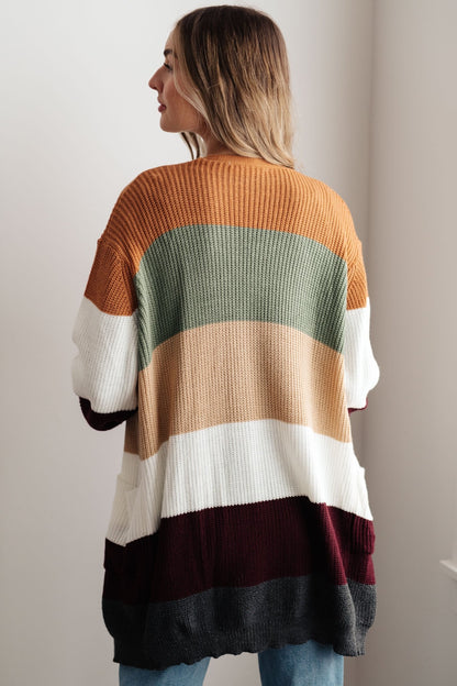 Long Drive Home Striped Cardigan (Online Exclusive) - Uptown Boutique Ramona