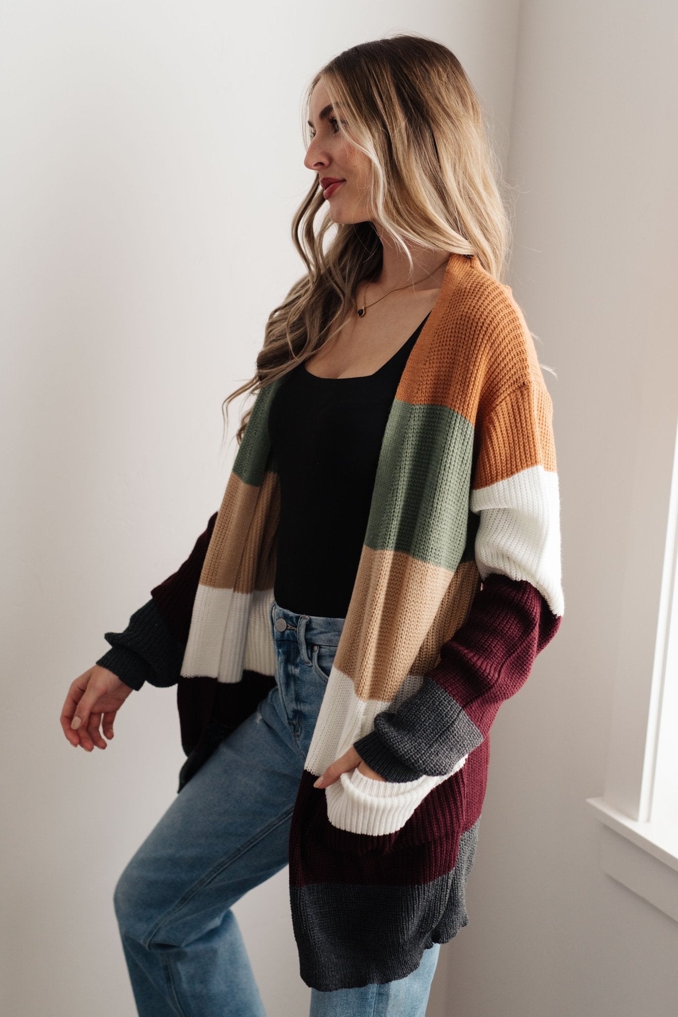 Long Drive Home Striped Cardigan (Online Exclusive) - Uptown Boutique Ramona