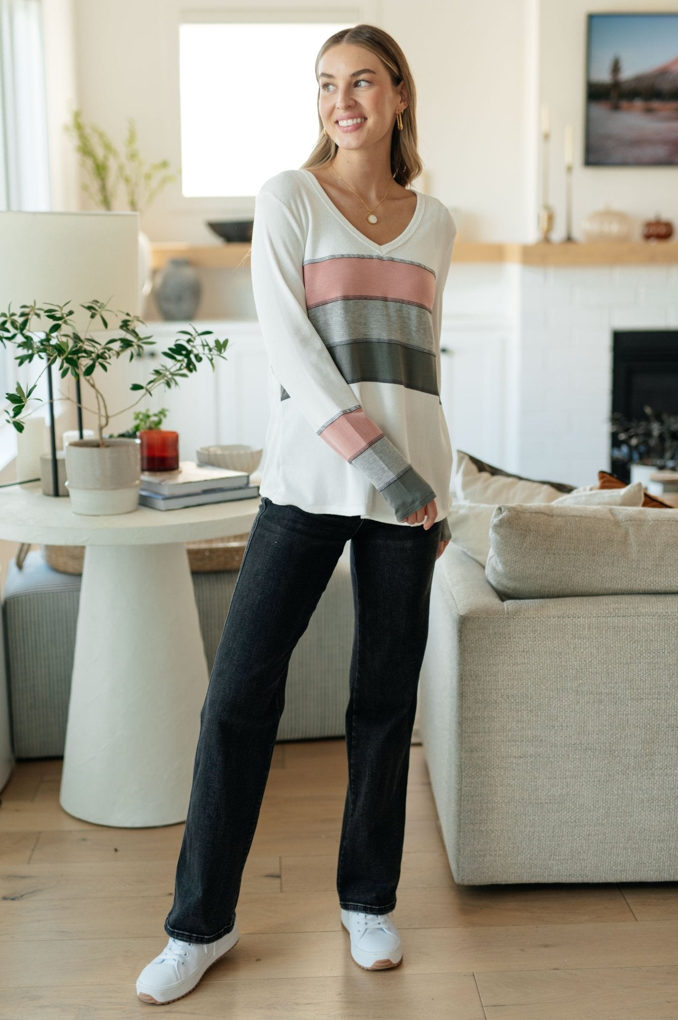 Long Way Home Striped Top (Online Exclusive) - Uptown Boutique Ramona