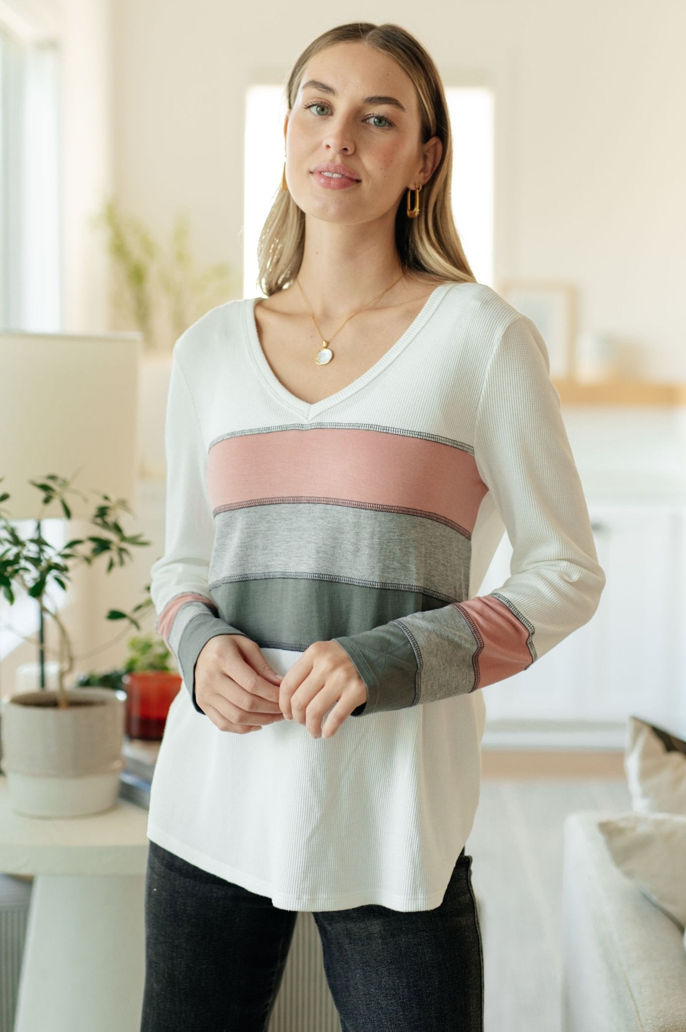 Long Way Home Striped Top (Online Exclusive) - Uptown Boutique Ramona