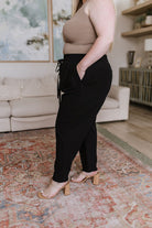 Love Me Dearly High Waisted Pants in Black (Online Exclusive) - Uptown Boutique Ramona