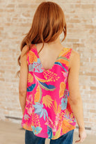 Love Me Like You Do Floral Sleeveless Blouse (Online Exclusive) - Uptown Boutique Ramona