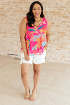 Love Me Like You Do Floral Sleeveless Blouse (Online Exclusive) - Uptown Boutique Ramona