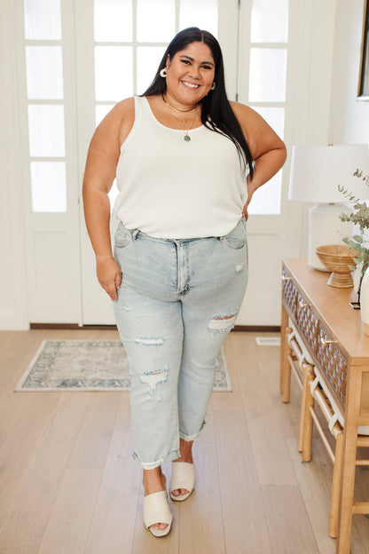 Love on Top Distressed Jeans (Online Exclusive) - Uptown Boutique Ramona