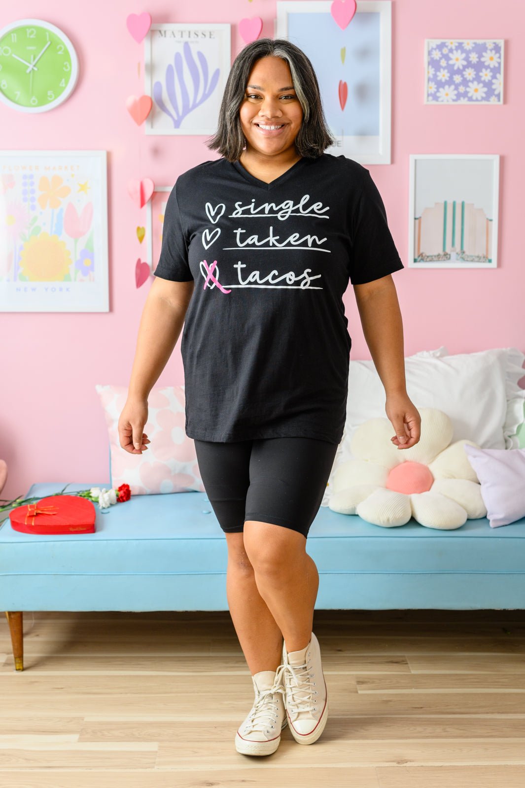 Love & Tacos Tee (Online Exclusive) - Uptown Boutique Ramona