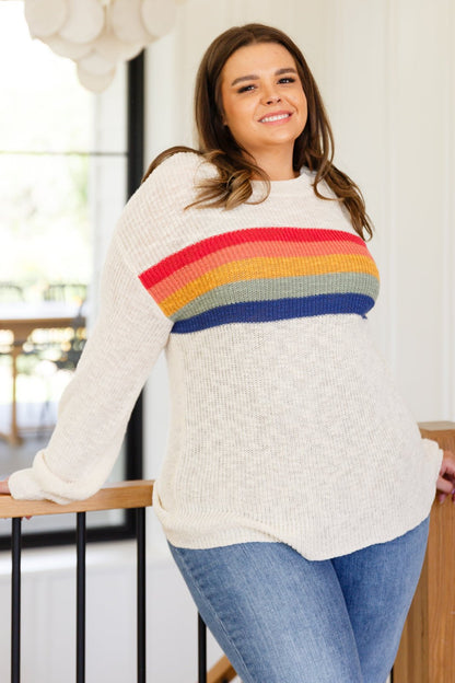 Love That For Us Striped Sweater (Online Exclusive) - Uptown Boutique Ramona