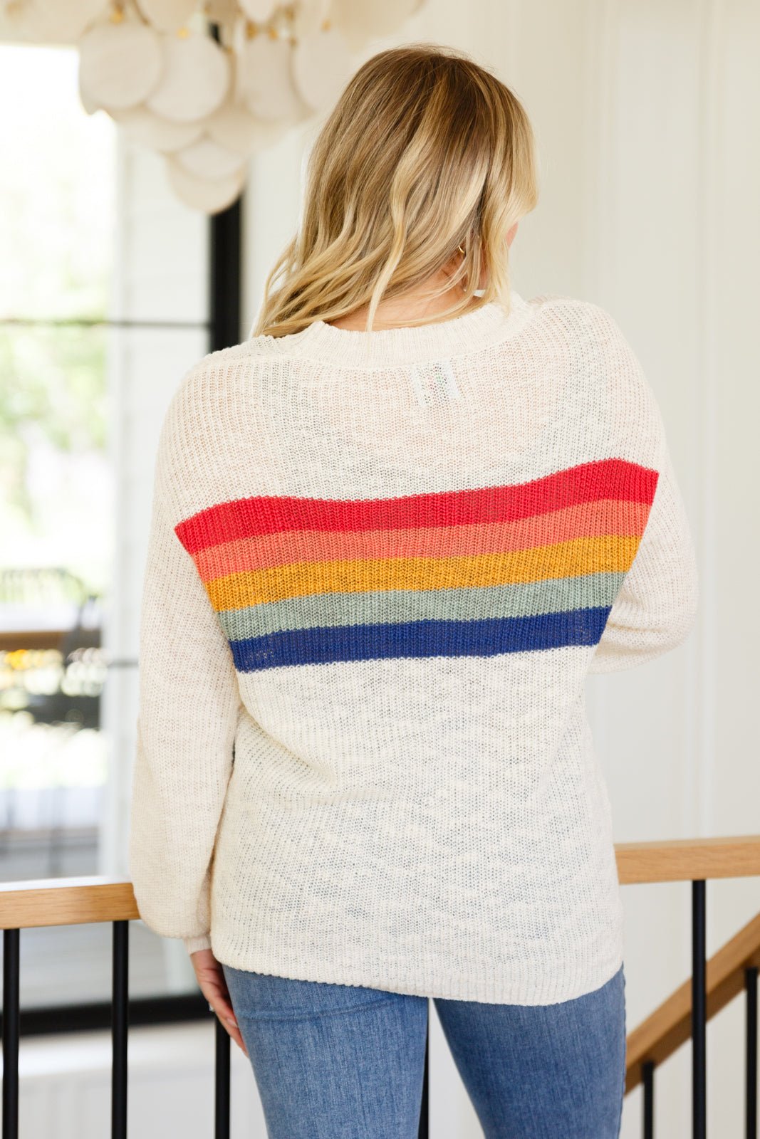 Love That For Us Striped Sweater (Online Exclusive) - Uptown Boutique Ramona