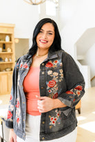 Lovely Visions Flower Embroidered Jacket (Online Exclusive) - Uptown Boutique Ramona