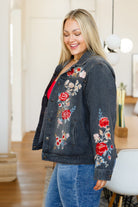Lovely Visions Flower Embroidered Jacket (Online Exclusive) - Uptown Boutique Ramona