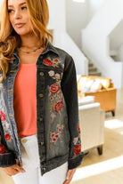 Lovely Visions Flower Embroidered Jacket (Online Exclusive) - Uptown Boutique Ramona