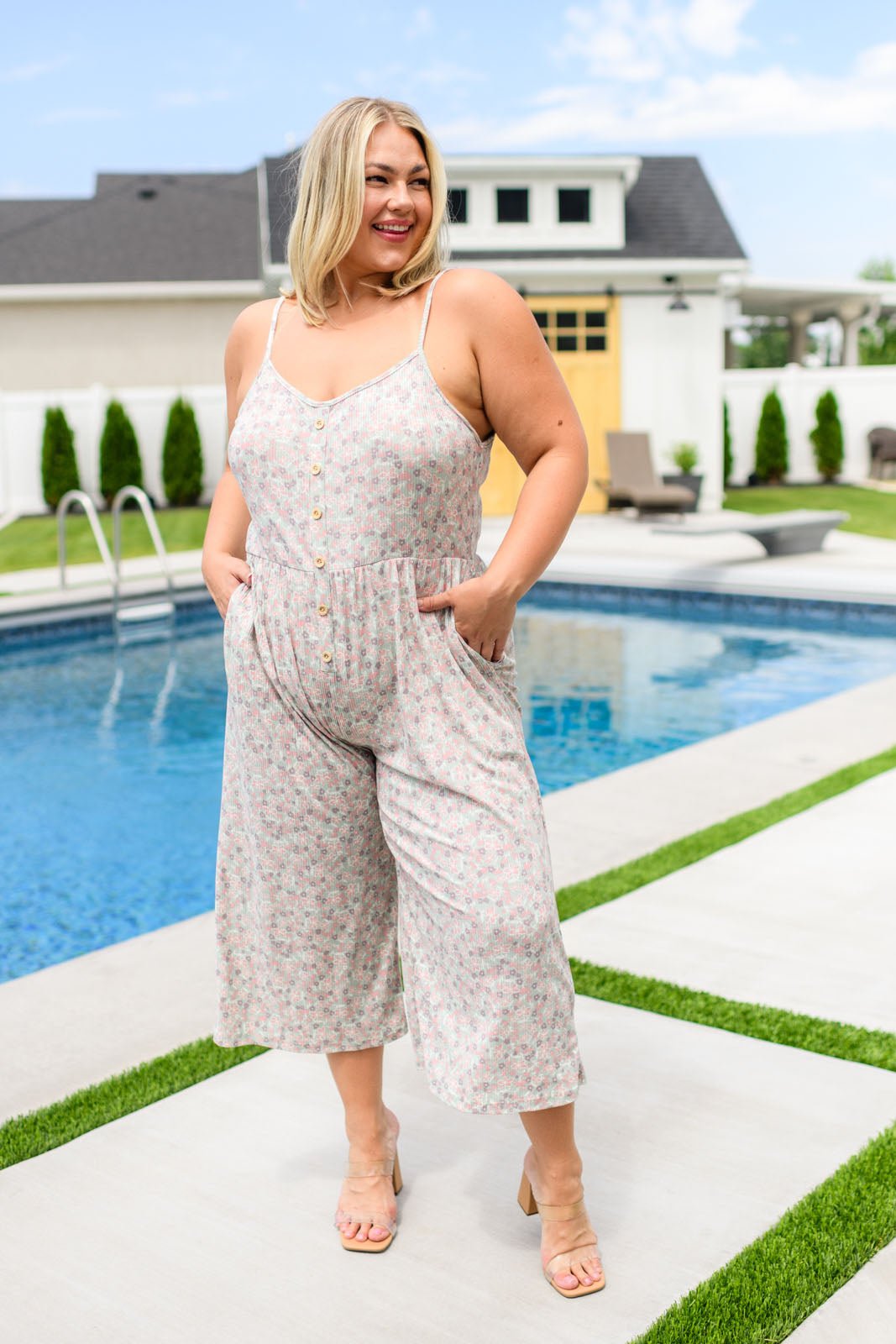 Lucky In Love Floral Jumpsuit - Uptown Boutique Ramona