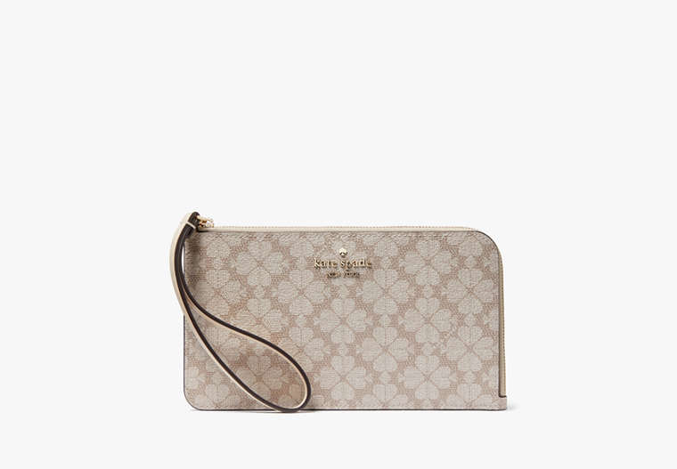 Lucy Spade Flower Medium L - zip Wristlet - Uptown Boutique Ramona