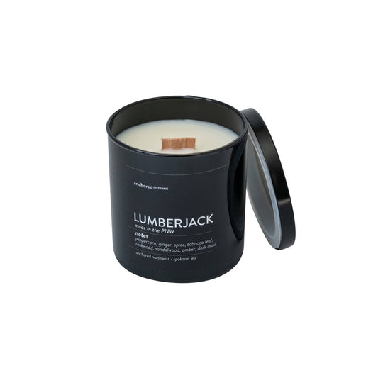 Lumberjack Wood Wick Candle *FS - Uptown Boutique Ramona