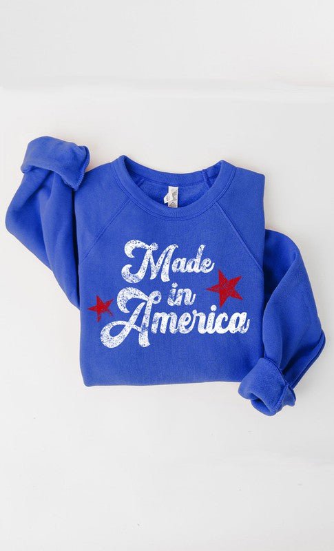 Made In America Graphic Sweatshirt - Uptown Boutique Ramona