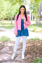 Magic Touch Tank in Teal (Online Exclusive) - Uptown Boutique Ramona