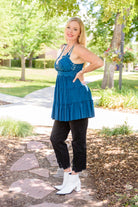 Magic Touch Tank in Teal (Online Exclusive) - Uptown Boutique Ramona
