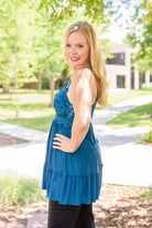 Magic Touch Tank in Teal (Online Exclusive) - Uptown Boutique Ramona