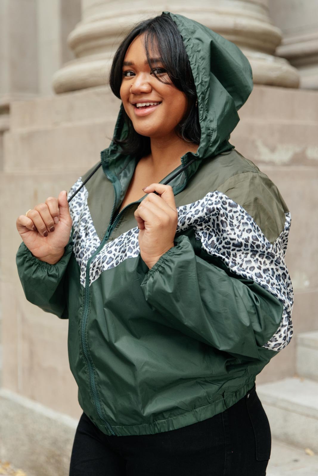 Make Your Move Windbreaker in Olive (Online Exclusive) - Uptown Boutique Ramona