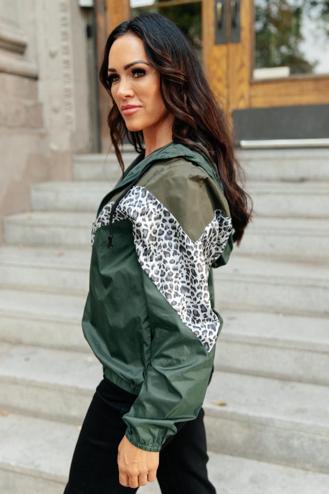 Make Your Move Windbreaker in Olive (Online Exclusive) - Uptown Boutique Ramona