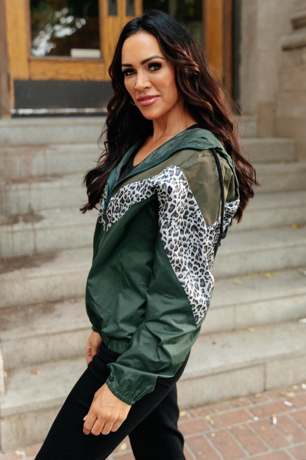 Make Your Move Windbreaker in Olive (Online Exclusive) - Uptown Boutique Ramona