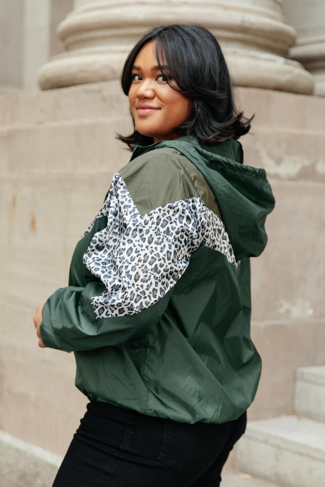 Make Your Move Windbreaker in Olive (Online Exclusive) - Uptown Boutique Ramona