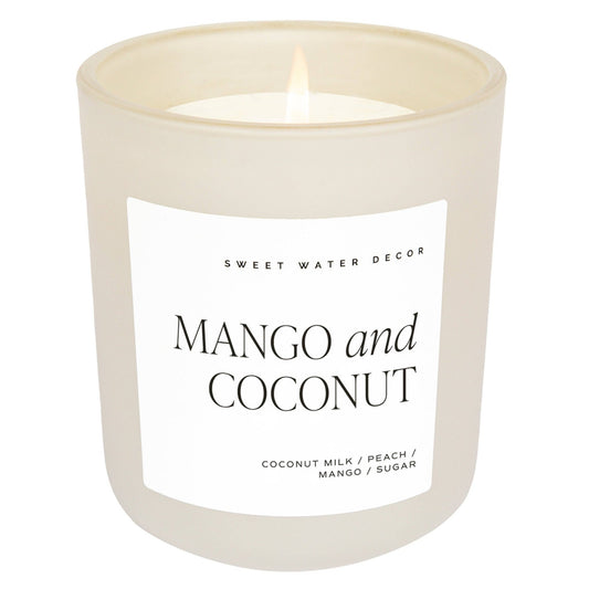 Mango and Coconut Candle - Uptown Boutique Ramona