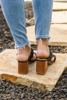 Maya Braided Heels in Black (Online Exclusive) - Uptown Boutique Ramona