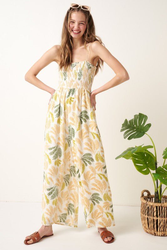 Meet Me In The Tropics Jumpsuit - Uptown Boutique Ramona